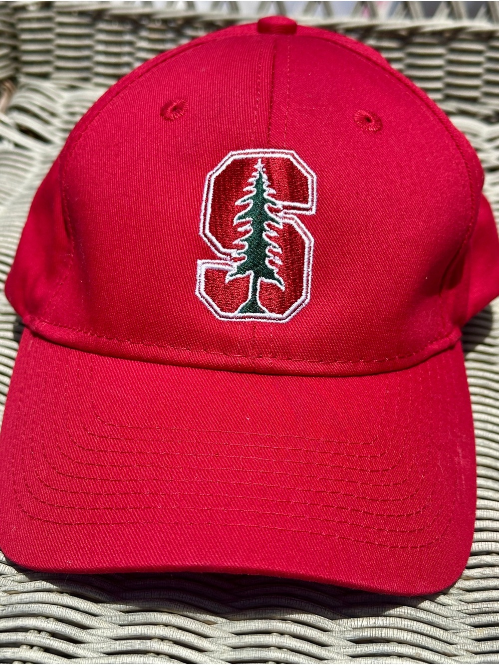 Stanford University Hat Cap Red “We Are Stanford” Cardinal Tree Embroidered NCAA